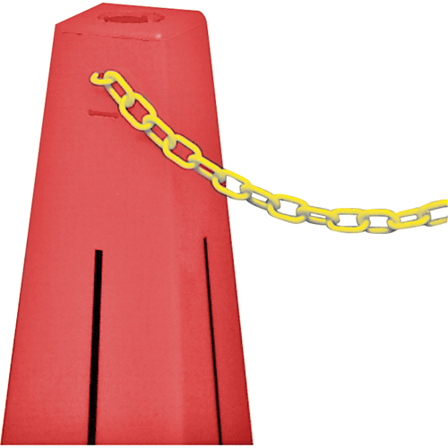 C&ocirc;nes de d&eacute;viation - accessoires, Jaune, Maillon de 2", 20' de long Nassau Supply