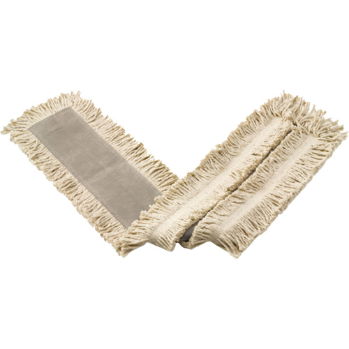 Looped & Cut-End Dust Mops, Slip On Style, Yarn, 24" L x 5" W Nassau Supply