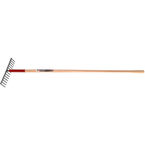 R&acirc;teau &agrave; niveler, Manche Bois, 14-3/4" la, Lame Acier durci, 16 dents Nassau Supply