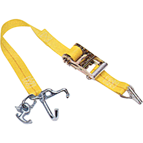 Tendeurs d'arrimage pour voitures avec verrou universel, Rochet, 2" la x 7' lo, Charge d'utilisation 1367 lb (620 kg) Nassau Supply