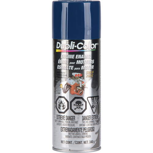 Peinture &agrave; &eacute;mail avec c&eacute;ramique pour moteur, Bleu Ford, Brillant, 12 oz, Canette a&eacute;rosol Nassau Supply