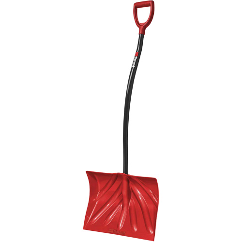 Yukon Snow Shovel, Polypropylene Blade, 18" Wide, Ergonomic D-Grip Handle Nassau Supply