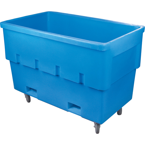 Double Walled Box Trucks, Polyethylene, 53" L x 28-1/4" W x 37" H, 22 cu. ft. Volume, 500 lbs. Capacity Nassau Supply