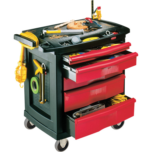 5-Drawer Mobile Work Centre, Plastic Surface Nassau Supply