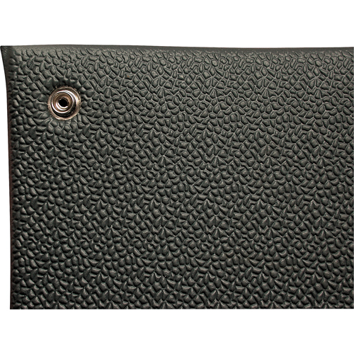 Comfort-King Anti-Static Matting, 4' W x 60' L x 3/8" T, Pebbled, Grey Nassau Supply