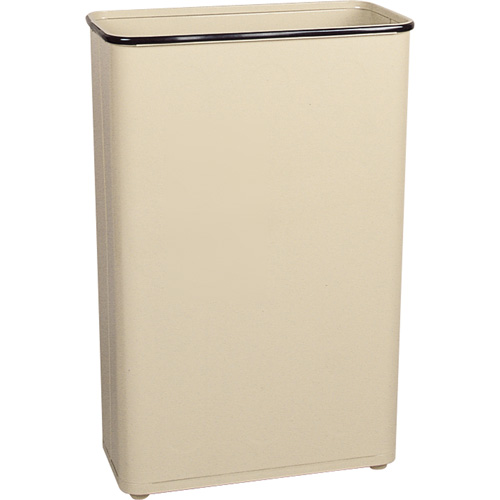 Rectangular Waste Basket, 96 Quarts, Steel Nassau Supply