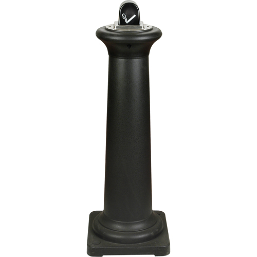 Groundskeeper Tuscan Cigarette Waste Collector, Free-Standing, Metal, 1 US gal. Capacity, 38-1/2" Height Nassau Supply