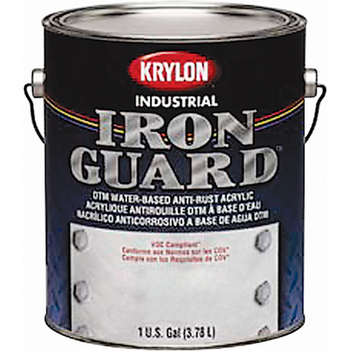 &eacute;mail industriel &agrave; base d'eau Iron Guard, Canette, Gris Nassau Supply