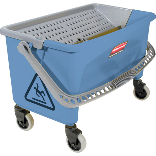 Microfibre Finishing Bucket, 10.75 US Gal. (43 qt.) Capacity, Blue Nassau Supply