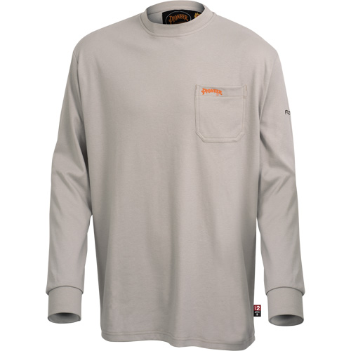 333 Chemise en coton &agrave; manches longues ignifuge, 2T-Grand, Gris Nassau Supply
