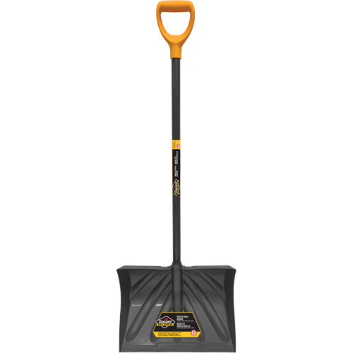 Pelle &agrave; neige Pro, Lame Polypropyl&egrave;ne, Largueur 13-1/2", Manche Prise en D Nassau Supply