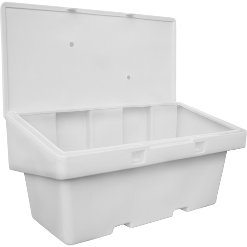 Salt Sand Container SOS, With Hasp, 72" x 36" x 36", 36 cu. Ft., Grey Nassau Supply