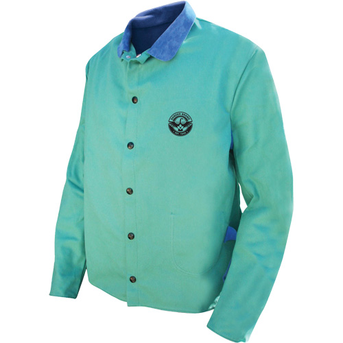 Gander Brand Banox&reg; FR Full Jacket, Cotton/Leather, 2X-Large, Green Nassau Supply