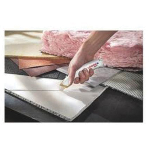 Couteau r&eacute;tractable &agrave; changement rapide Gold, Bim&eacute;tal, Prise en Aluminium Nassau Supply