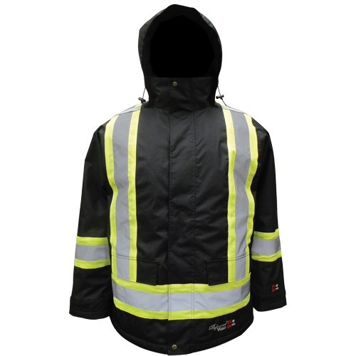 Journeyman Insulated Parka, 3X-Large, Black Nassau Supply