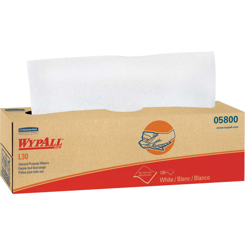 WypAll&reg; L30 General Purpose Towels, All-Purpose, 16-2/5" L x 9-4/5" W Nassau Supply