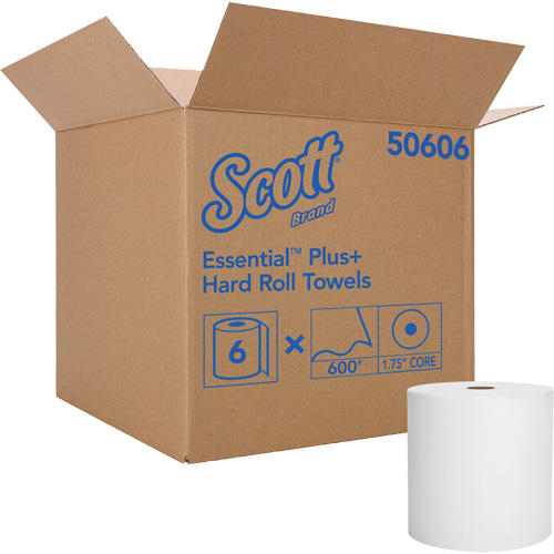 Kleenex&reg; Hard Roll Towels, 1 Ply, Standard, 600' L Nassau Supply