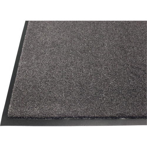 Tapis Poly-Tuft, Essuie-pieds, 4' x 6' x 5/16", Charbon Nassau Supply