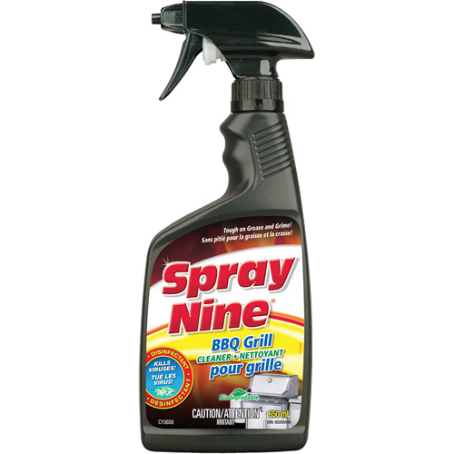 Spray Nine&reg; BBQ Grill Cleaner, 650 ml, Trigger Bottle Nassau Supply
