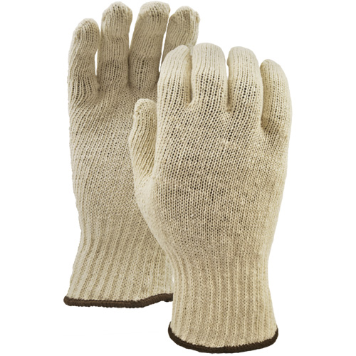 White Knight Gloves, Poly/Cotton, Large Nassau Supply