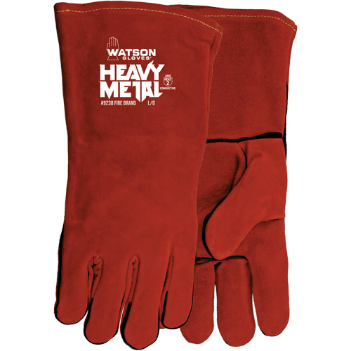 Fire Brand Welding Gloves, Split Cowhide, Size One Size Nassau Supply