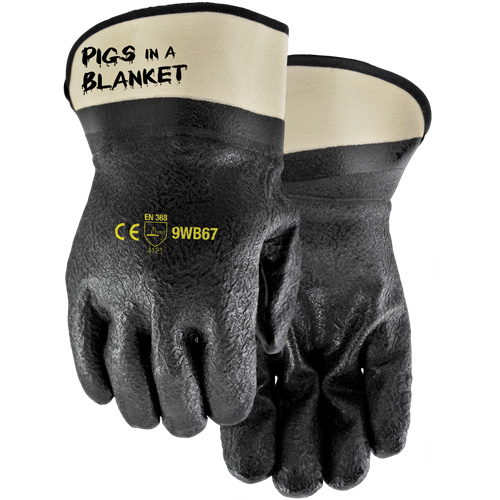 Gants enduits Pigs in a Blanket, Taille unique, R&ecirc;vetement PVC/Nitrile Nassau Supply