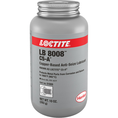 Copper Based Anti-Seize Lubricant, 10 oz., Brush Top Can, 1800°F (982°C) Max Temp. Nassau Supply
