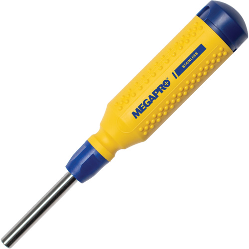 Tournevis multi embouts en acier inoxydable Original 15-en-1, 8-37/50" lo, Prise Textur&eacute; Nassau Supply
