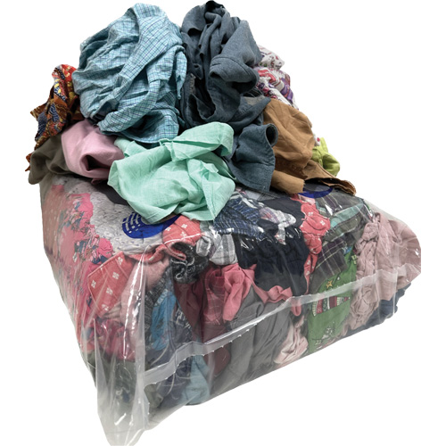 Chiffons d'essuyage sp&eacute;ciaux, M&eacute;lange de couleurs, 20 lb Nassau Supply