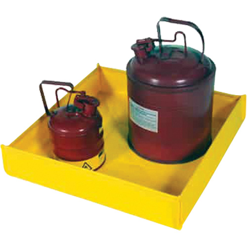 Flexible Ultra-Utility Tray&reg;, 12" L x 12" W x 4.8" H, 1.5 US Gal. Spill Capacity Nassau Supply