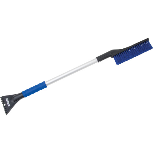 Brosse &agrave; neige tr&egrave;s longue, lame Polypropyl&egrave;ne, 34" Longueur, Bleu Nassau Supply