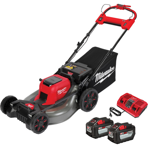 Ensemble de tondeuse sans fil autopropuls&eacute;e &agrave; double pile M18 Fuel, Pouss&eacute;e automatique, &agrave; pile, Largeur de coupe 21" Nassau Supply