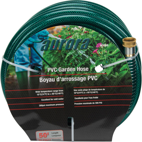 Tuyau de jardin, PVC, 5/8" dia x 50' Nassau Supply
