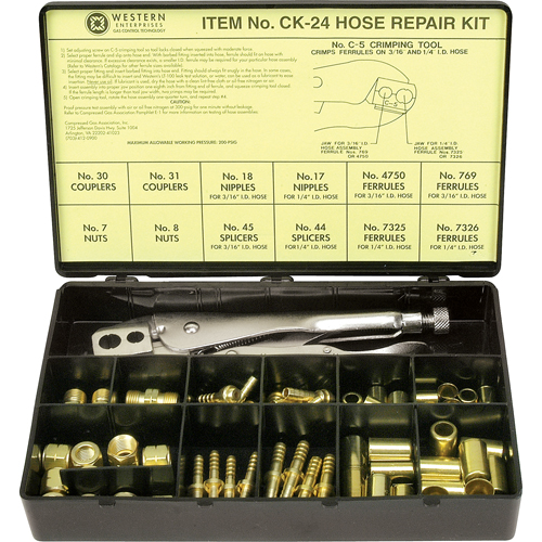 Hose Repair Kit, Brass Nassau Supply