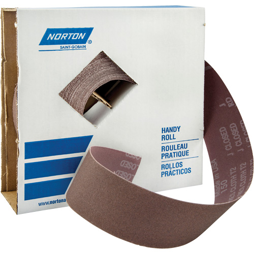 Shop Rolls - Metalite K225 Shop Rolls, Aluminum Oxide, 2" W x 150' L, 400 Grit Nassau Supply