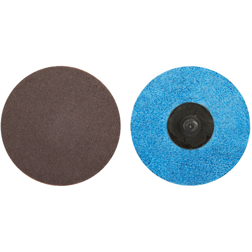 Disque de toile &agrave; changement rapide, 3" dia., Grain 36, Oxyde d'aluminium Nassau Supply
