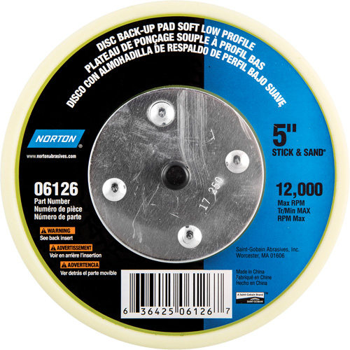 Back Up Pads For PSA & Hook And Loop Paper Discs Nassau Supply