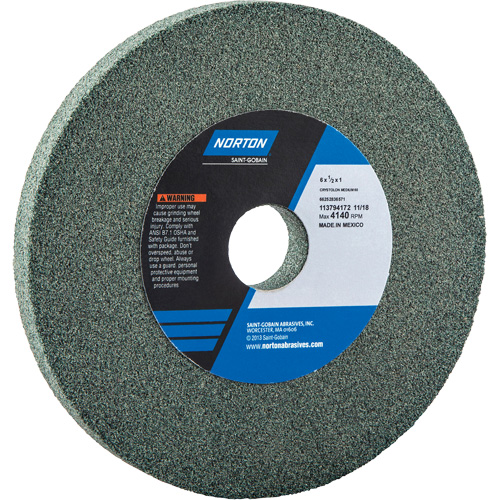 Bench Grinding Wheels - Gemini, 7" x 1", 1" Arbor Nassau Supply