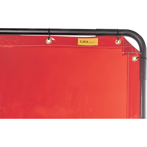 Rideau Lavashield, 68,5" x 68,5", Transparence &eacute;lev&eacute;, Orange Nassau Supply