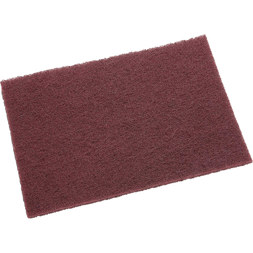 Non-Woven Hand Pad, Aluminum Oxide, 9'' x 6'', Very Fine Grit Nassau Supply