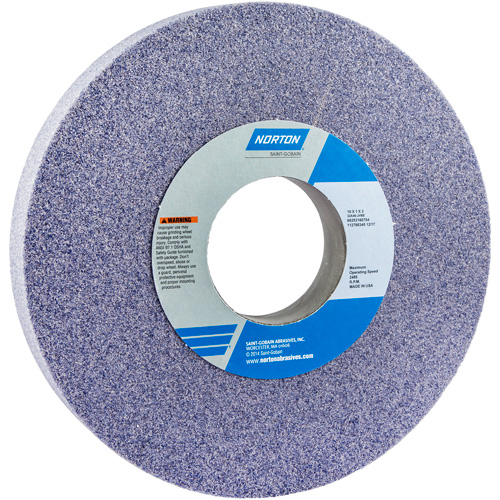 Meule cylindrique Norton 32A, 10" x 1", Arbre de 3", 1, Oxyde d'aluminium Nassau Supply