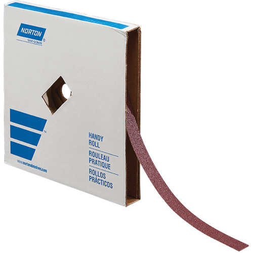 Metal Sanding Roll, Aluminum Oxide, 1" W x 150' L, 60 Grit Nassau Supply