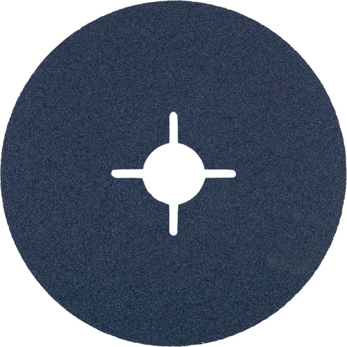Disque de ponçage en fibre de r&eacute;sine, Zirconium, 36, 5" Dia x 7/8" Arbre Nassau Supply
