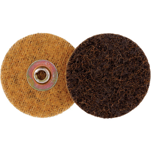 Disque RC de traitement de surface TS &agrave; changement rapide Standard Abrasives, 2" dia., Grain Cors&eacute;, Oxyde d'aluminium Nassau Supply