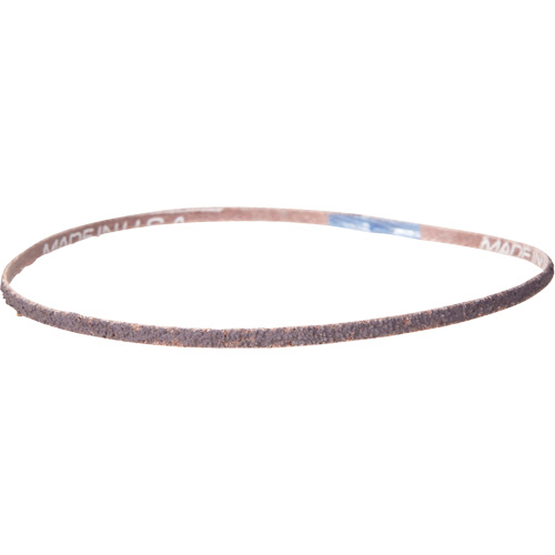 Courroie en toile pour ponceuse Metalite, 3/8" la x 13" lo, Oxyde d'aluminium, Grain Cors&eacute;/P80 Nassau Supply