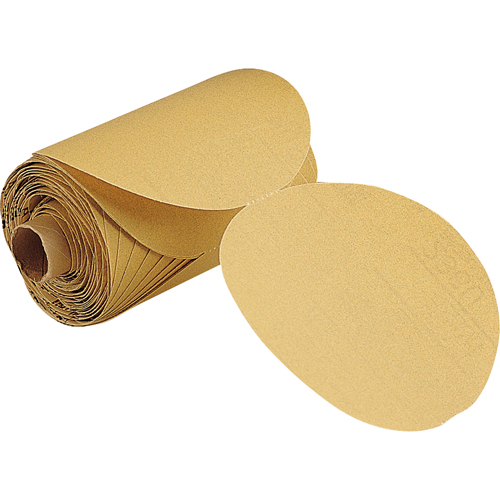 236U Stikit Paper Disc Roll, 5" Dia., P100 Grit, Aluminum Oxide Nassau Supply
