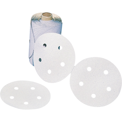 426U Stikit Paper Dust Free Disc Roll, 5" Dia., 100 Grit, Silicon Carbide Nassau Supply