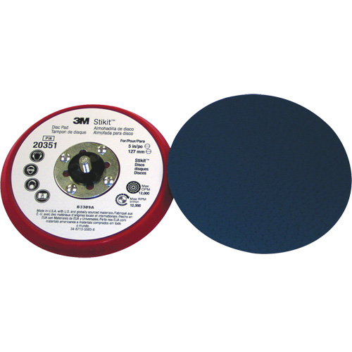 5" x 3/8" Stikit Low Profile Disc Pad 20351 Nassau Supply