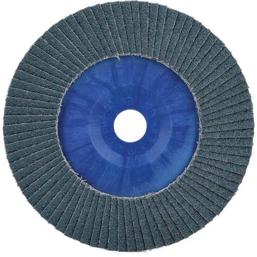 BlueFire Quick Trim Flap Disc, 7" x 7/8", Type 27, 40 Grit, Zirconia Alumina Nassau Supply