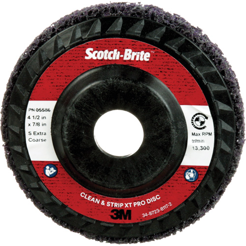 Disque Clean and Strip XT Pro XO-DC Scotch-Brite, 4-1/2" dia., Grain Extra grossier, Carbure de silicium Nassau Supply